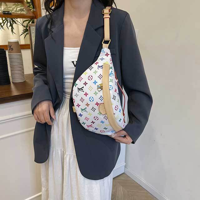 Printed Fashion Leather Fanny Pack