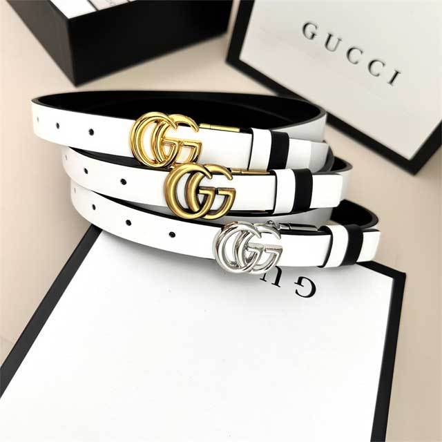 Fashion Logo Leather Female Belt