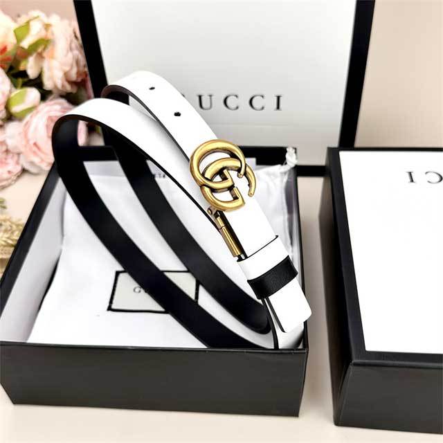 Fashion Logo Leather Female Belt