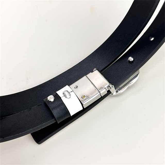 Fashion Logo Leather Female Belt