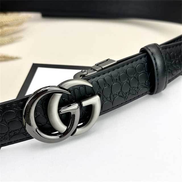 Stone Pattern Leather Fashion Belt