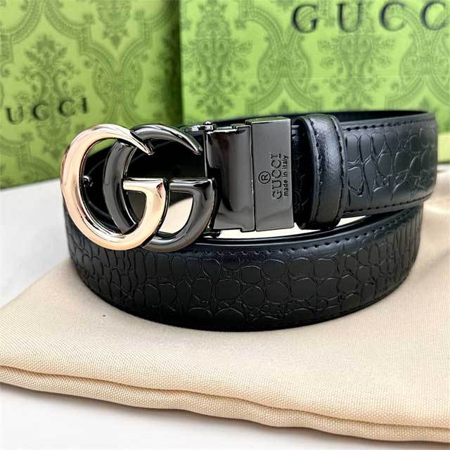Stone Pattern Leather Fashion Belt