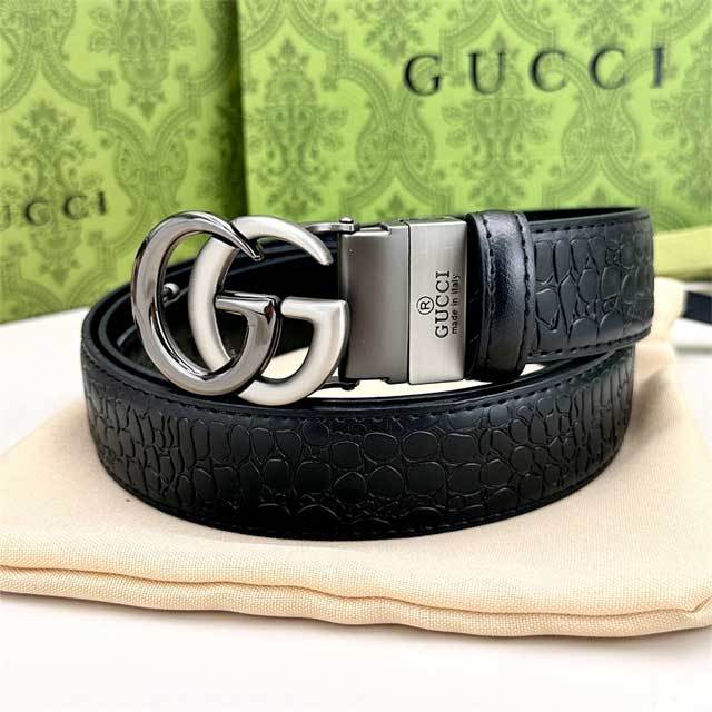 Stone Pattern Leather Fashion Belt