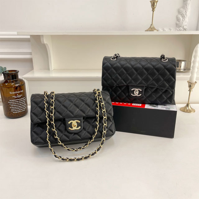 Metal Logo Leather Fashion Messenger Bag