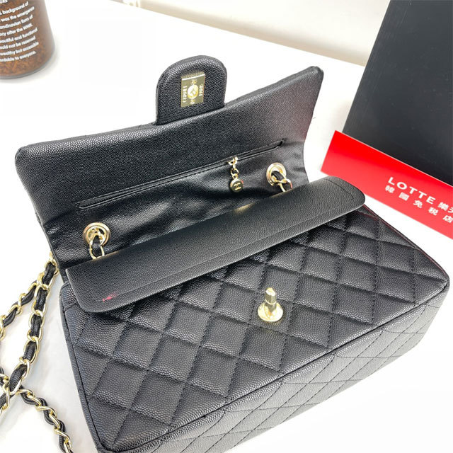 Metal Logo Leather Fashion Messenger Bag