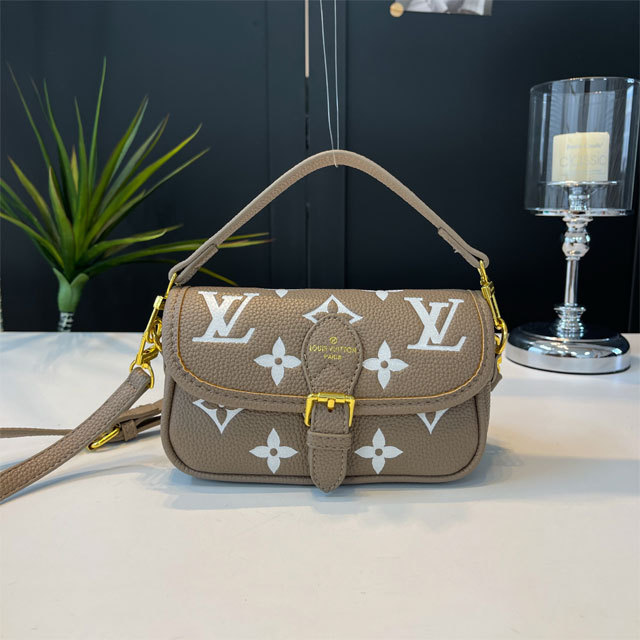 Women Leather Embossing Messenger Bag