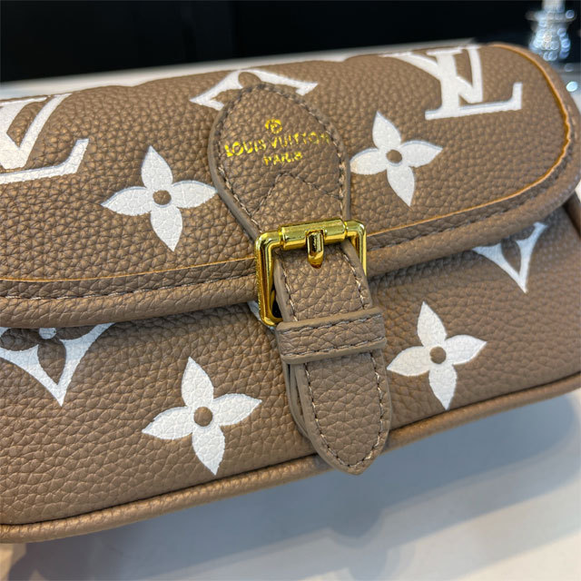 Women Leather Embossing Messenger Bag