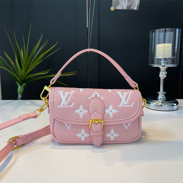 Women Leather Embossing Messenger Bag