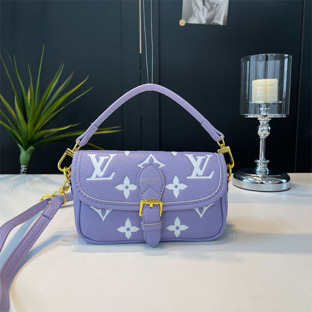 Women Leather Embossing Messenger Bag
