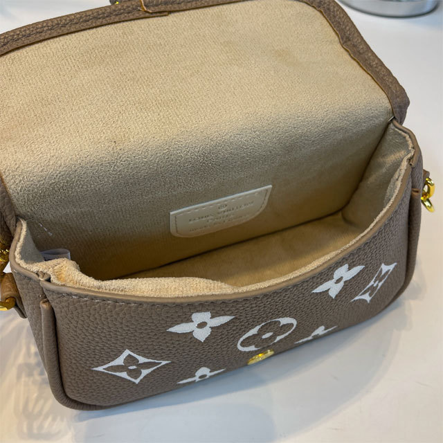 Women Leather Embossing Messenger Bag