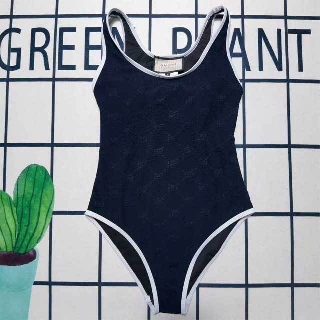 Jacquard Women Fashion One Piece Swimwear