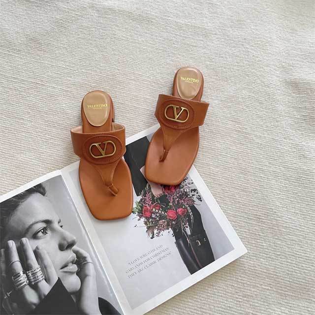 Fashion Logo Women Casual Flip Flops