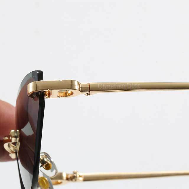 Frameless Cat Eye Retro Glasses