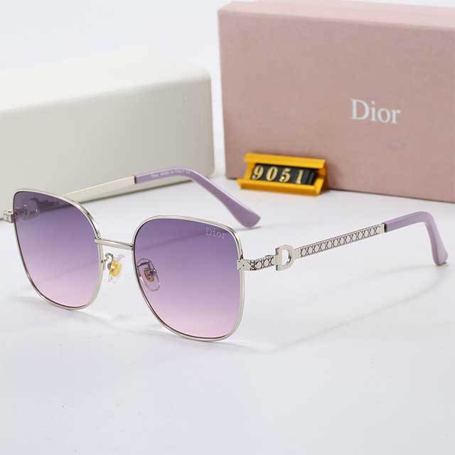 Simple Design Square Frame Metal Glasses