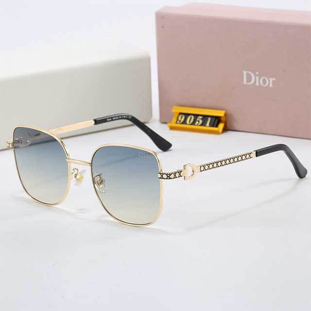 Simple Design Square Frame Metal Glasses