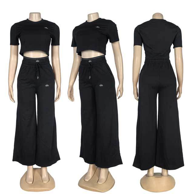 Embroidery Fashion Women Casual Pants Suit