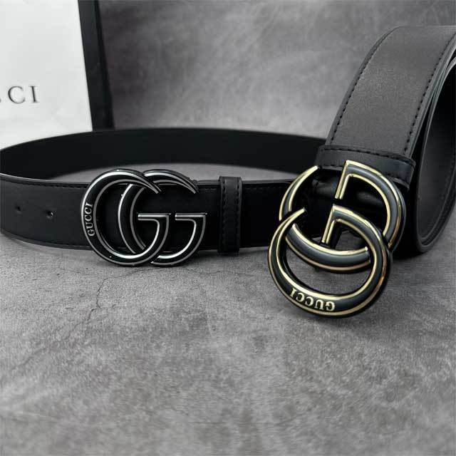 Fashion Logo Leather Adults Belt