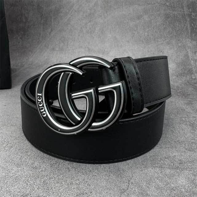 Fashion Logo Leather Adults Belt