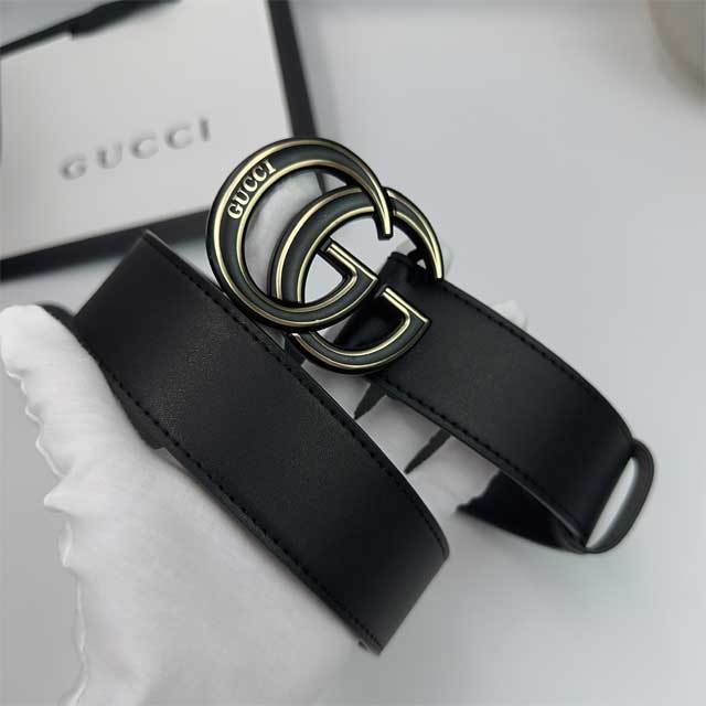 Fashion Logo Leather Adults Belt