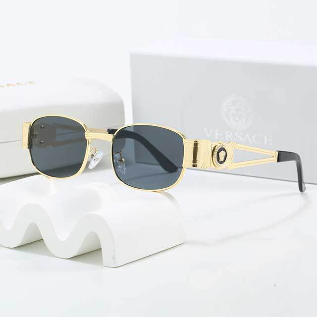 Oval Shape Retro Luxury Glasses