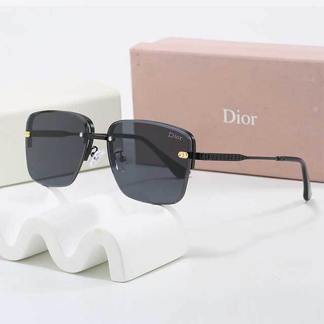 Half Metal Frame Luxury Glasses