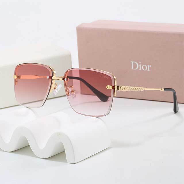 Half Metal Frame Luxury Glasses