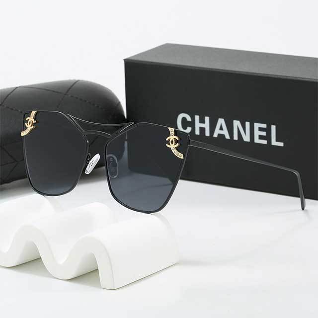 Special Shape Metal Frame Luxury Glasses