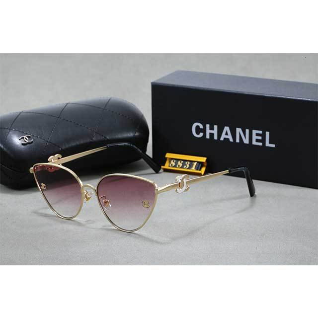 Cat Eye Metal Frame Luxury Glasses