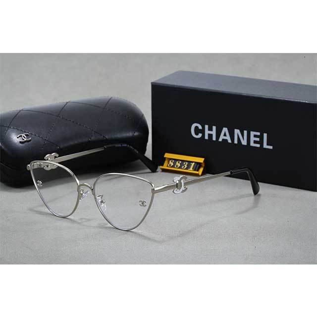 Cat Eye Metal Frame Luxury Glasses