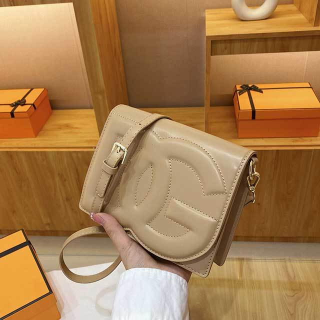 Fashion Logo Leather Women Crossbody Bag