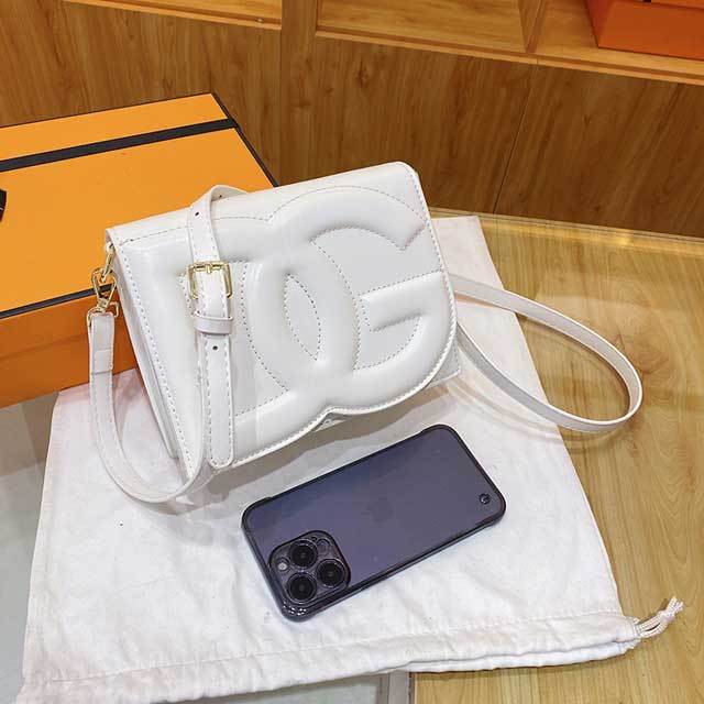 Fashion Logo Leather Women Crossbody Bag