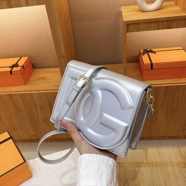 Fashion Logo Leather Women Crossbody Bag