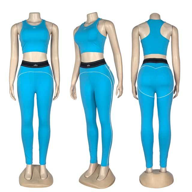 Fashion Tank Top Women Jogging Suit