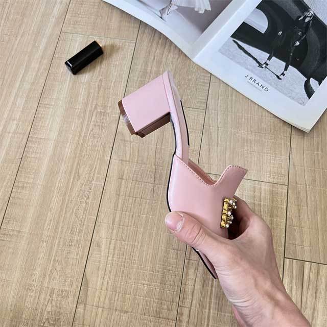 Open Toe Sexy Chunky Sandals