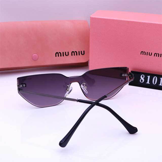 Cat Eye Shaped Frameless Retro Glasses