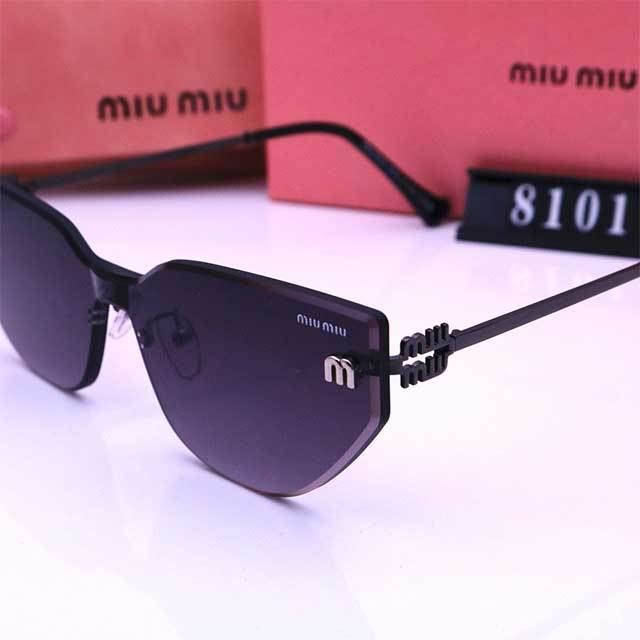 Cat Eye Shaped Frameless Retro Glasses
