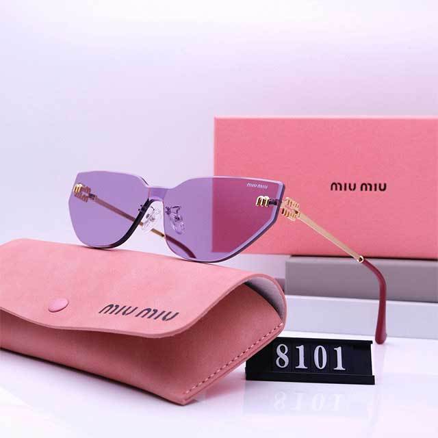 Cat Eye Shaped Frameless Retro Glasses