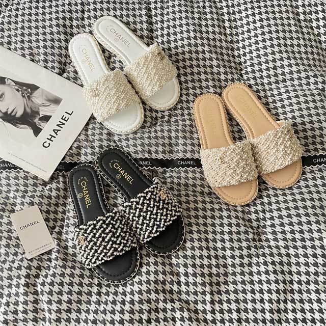 Fashion Pearl Women Slipper