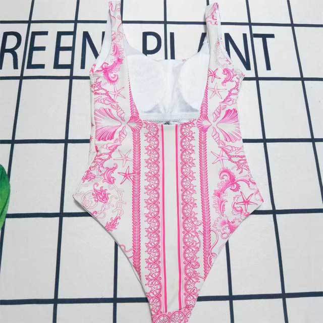 Printed Backless Sexy One Piece