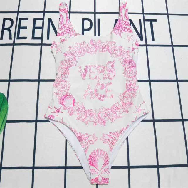 Printed Backless Sexy One Piece