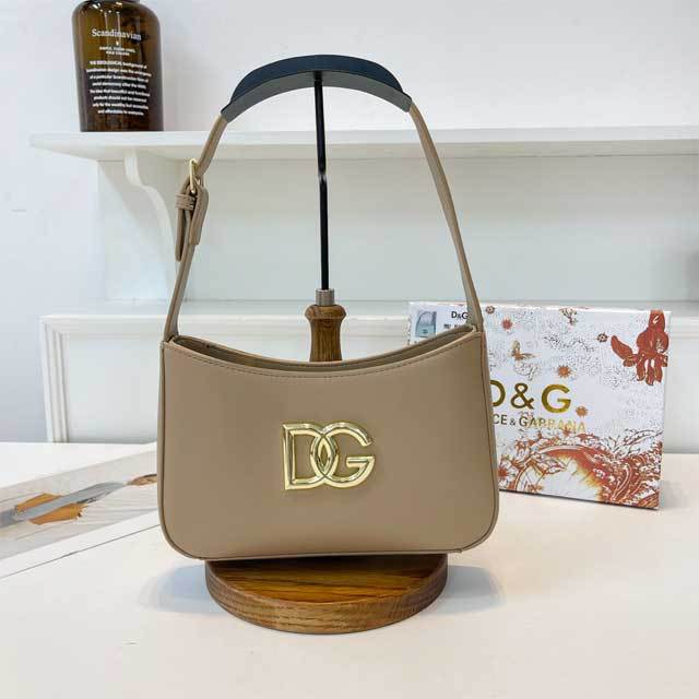 Fashion Metal Logo Women Leather Purses