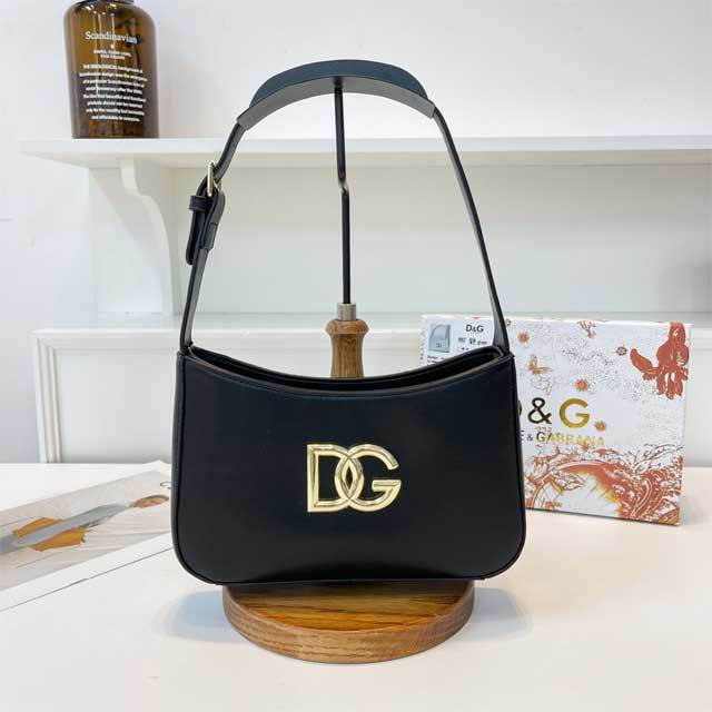 Fashion Metal Logo Women Leather Purses