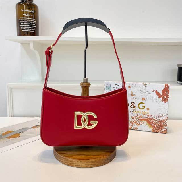 Fashion Metal Logo Women Leather Purses