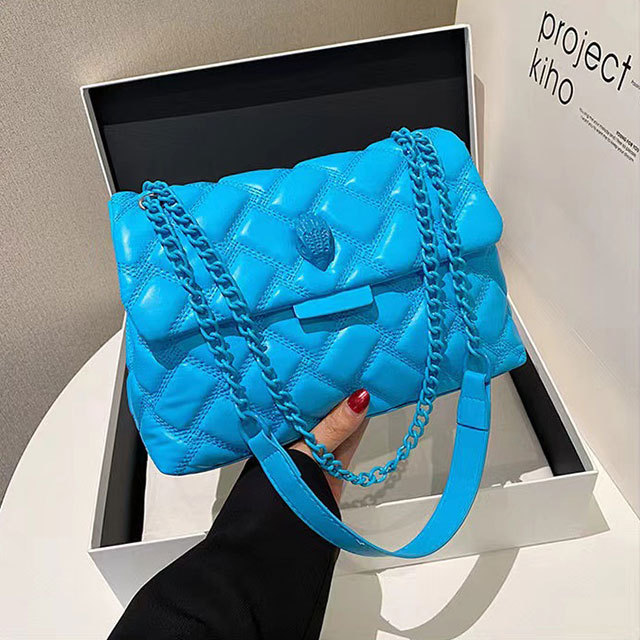 Classic Style Candy Color Chain Shoulder Bag