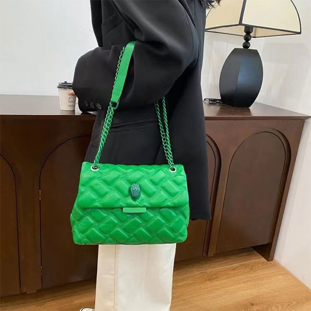 Classic Style Candy Color Chain Shoulder Bag
