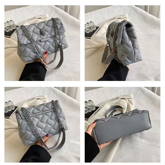 Classic Style Candy Color Chain Shoulder Bag