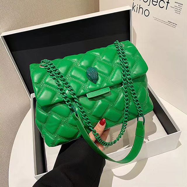 Classic Style Candy Color Chain Shoulder Bag