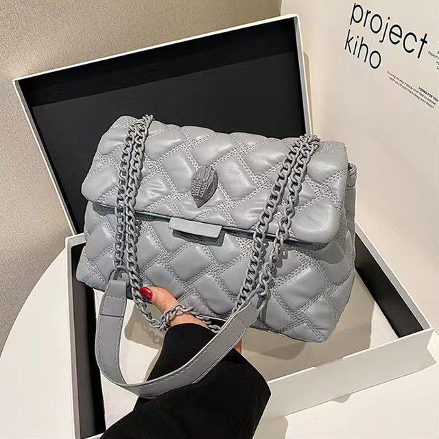 Classic Style Candy Color Chain Shoulder Bag