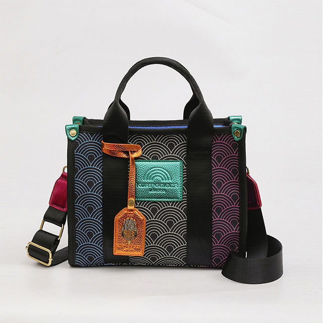 Gradient Colored Tote Hand Bag