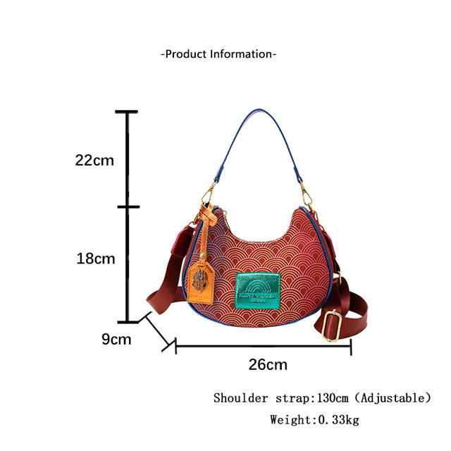 Printed Fashion Underarm Shoulder Bag